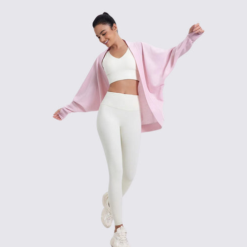 Women's Athletic Loose Breathable Cardigan